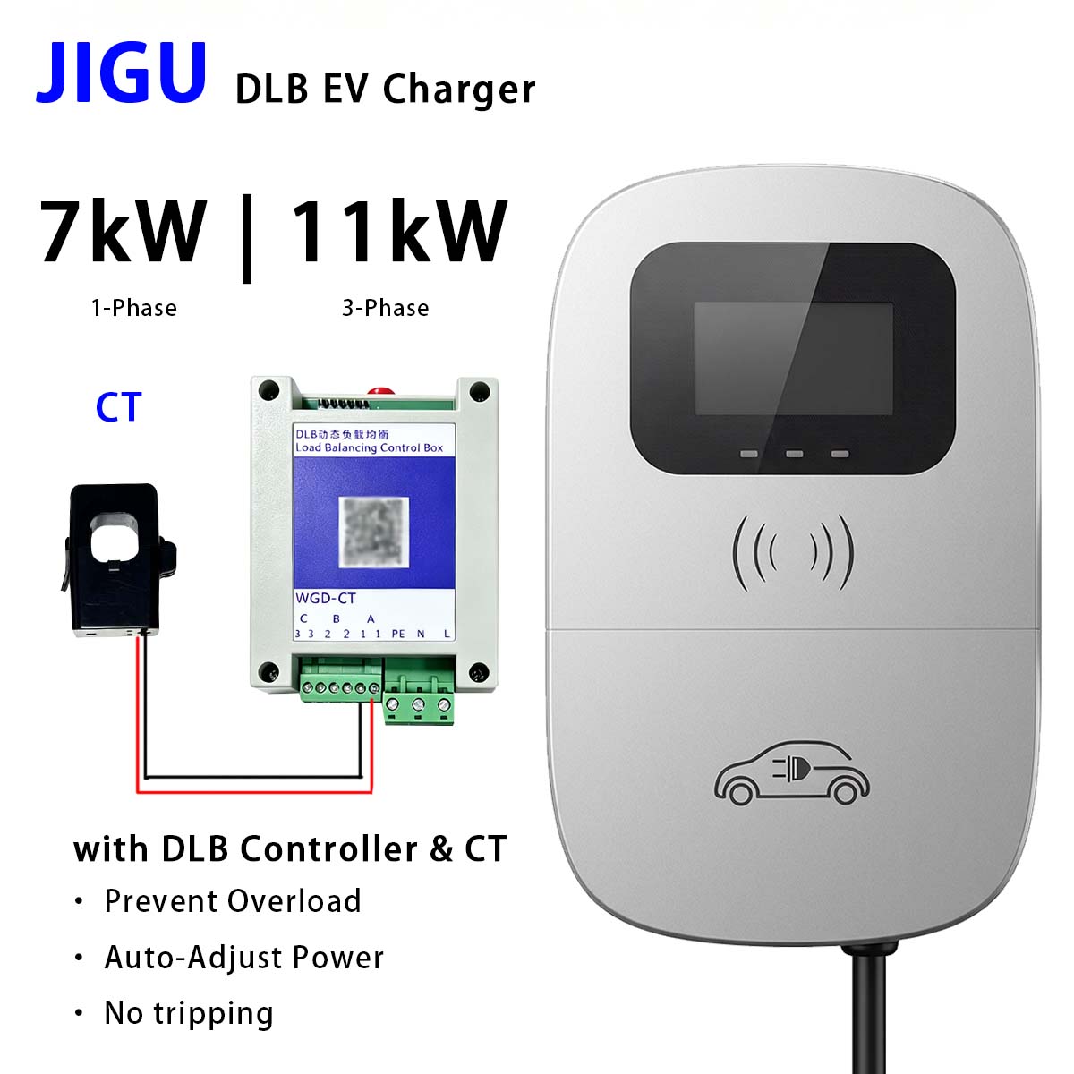 Wallbox Ev - 지구(JIGU) 다이내믹 부하 분산형 전기차 충전기,