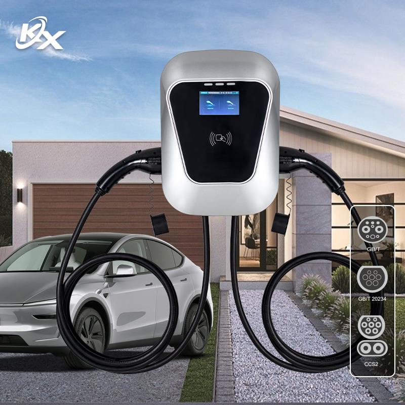 Type 2 Charger - 14kW 듀얼 벽걸이형 EV 충전기 타입1