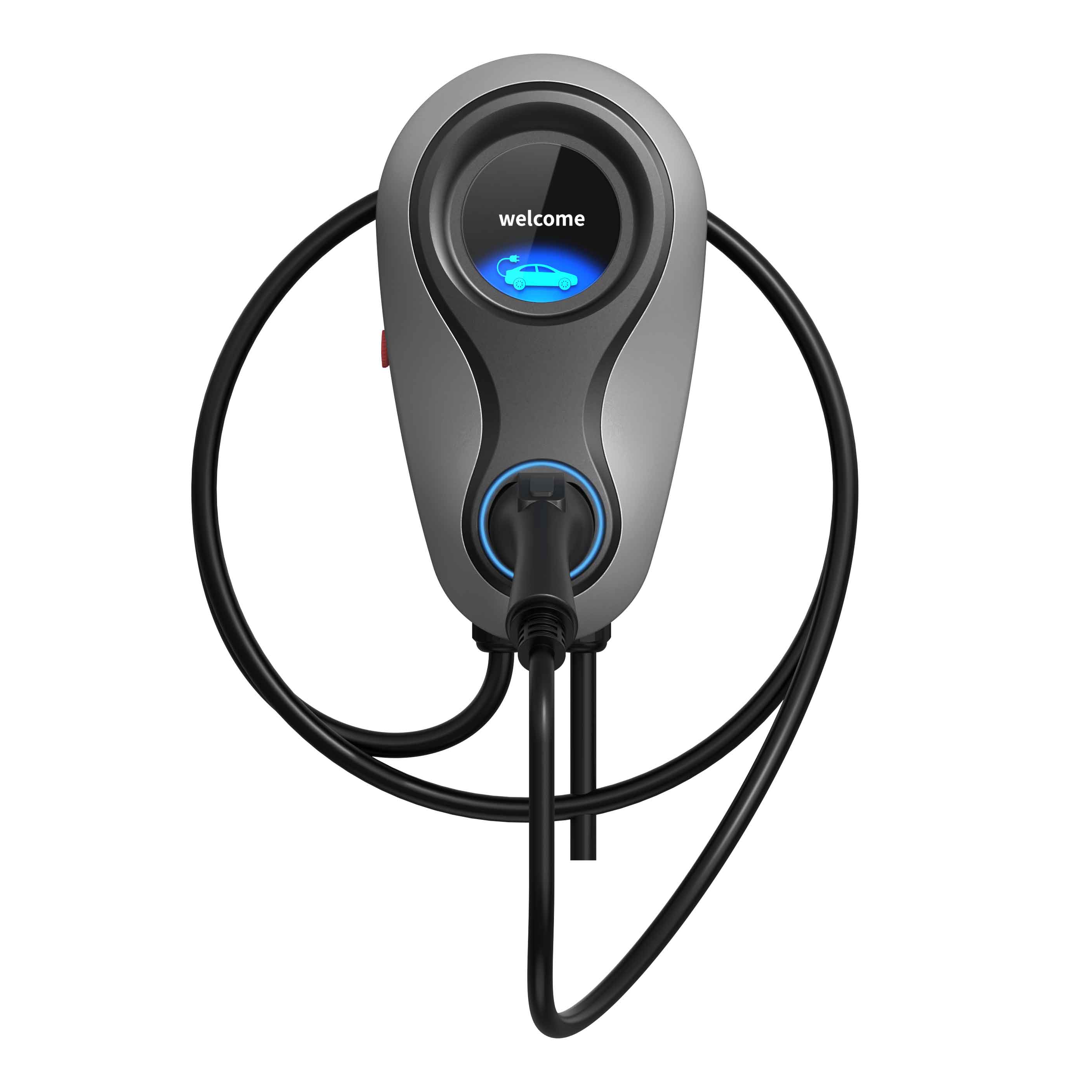 유럽 표준용 5M 케이블이 포함된 새로운 휴대용 AC  - Ev Charger 리뷰 및 가격