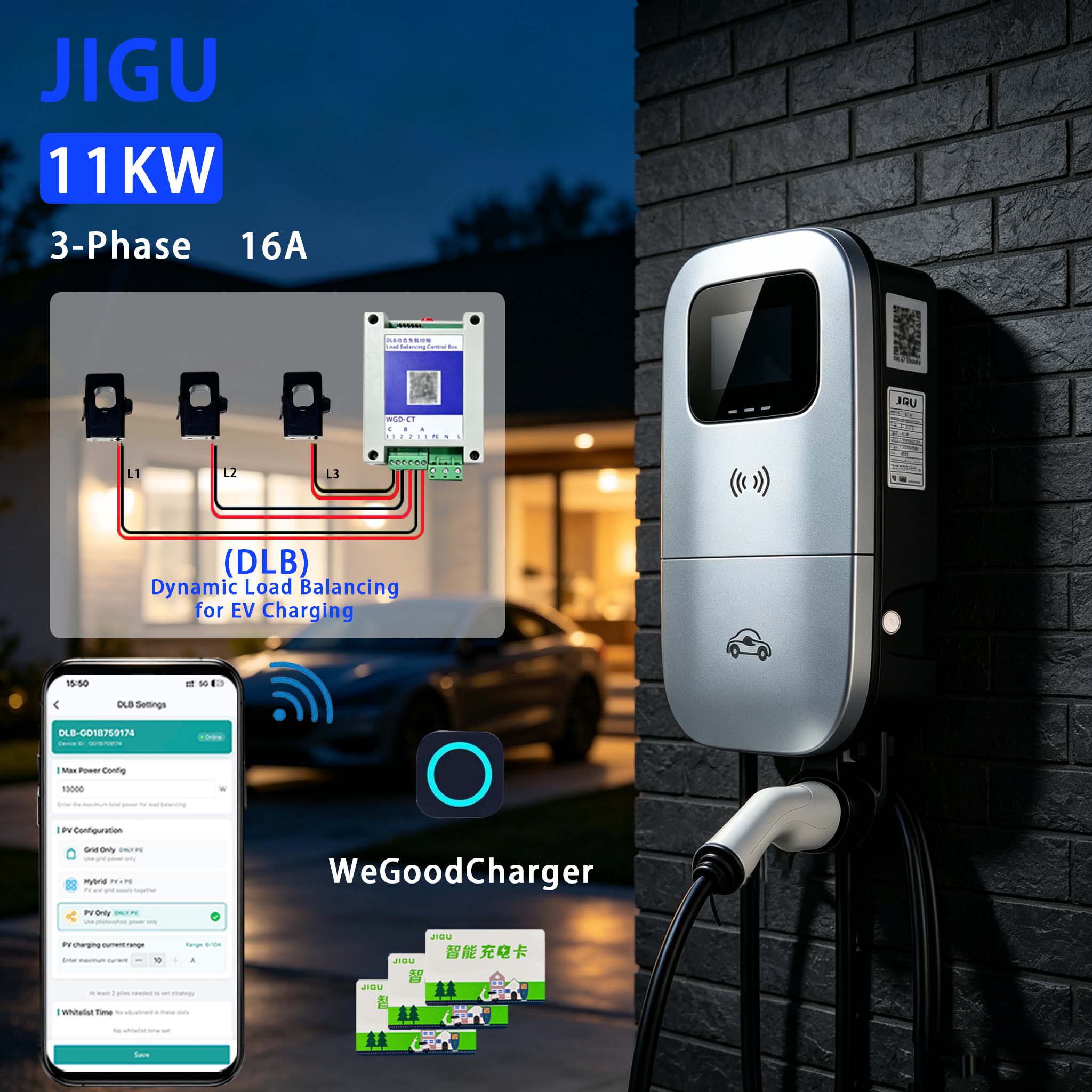 지구(JIGU) 다이내믹 부하 분산형 전기차 충전기,  - Wallbox Ev 리뷰 및 가격