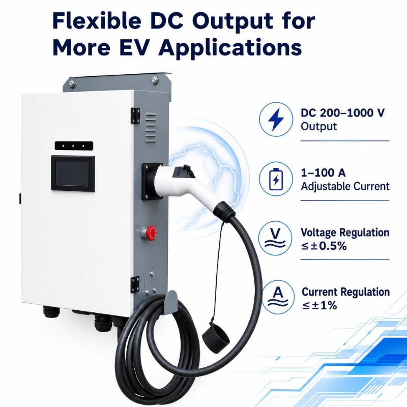 바닥 설치형 충전소 DC 전기차 충전소 40KW 60K - Ev Charger 리뷰 및 가격