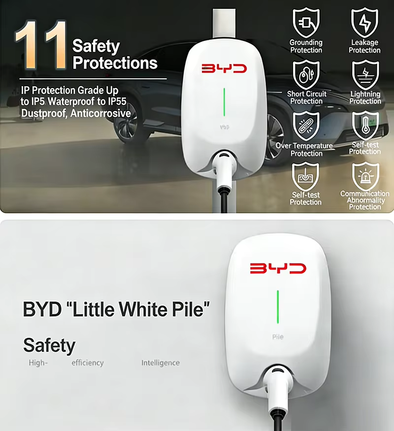 7KW 벽걸이형 AC 전기차 충전소 GB/T 표준 홈  - Wallbox Ev 리뷰 및 가격