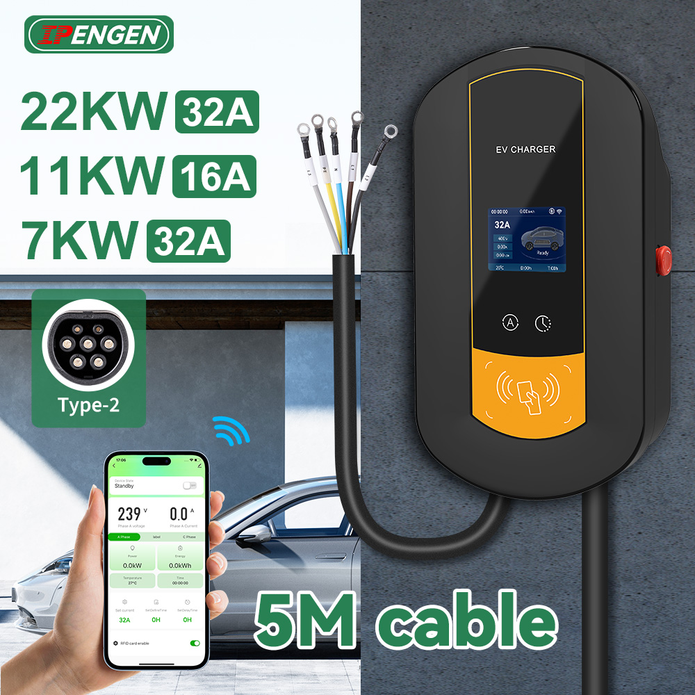 IPENGEN 타입2 EV 충전소 7KW /11KW / - Wallbox Ev 리뷰 및 가격
