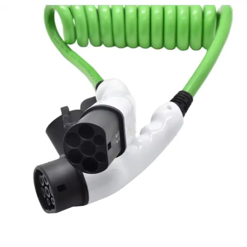 IEC 62196 32A 단상 나선형 녹색 케이블 충전 - Type 2 Charger 리뷰 및 가격