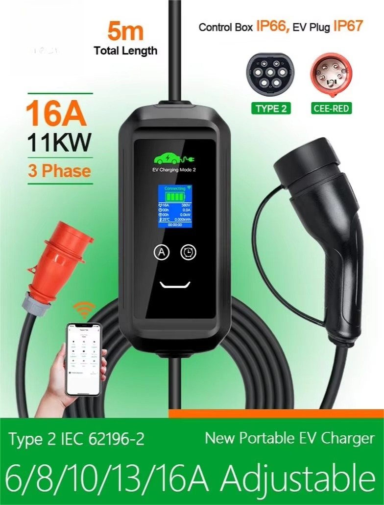 맞춤형 미국 AC 휴대용 전기차 충전기 J1772 플러 - Ev Charging Pile 리뷰 및 가격