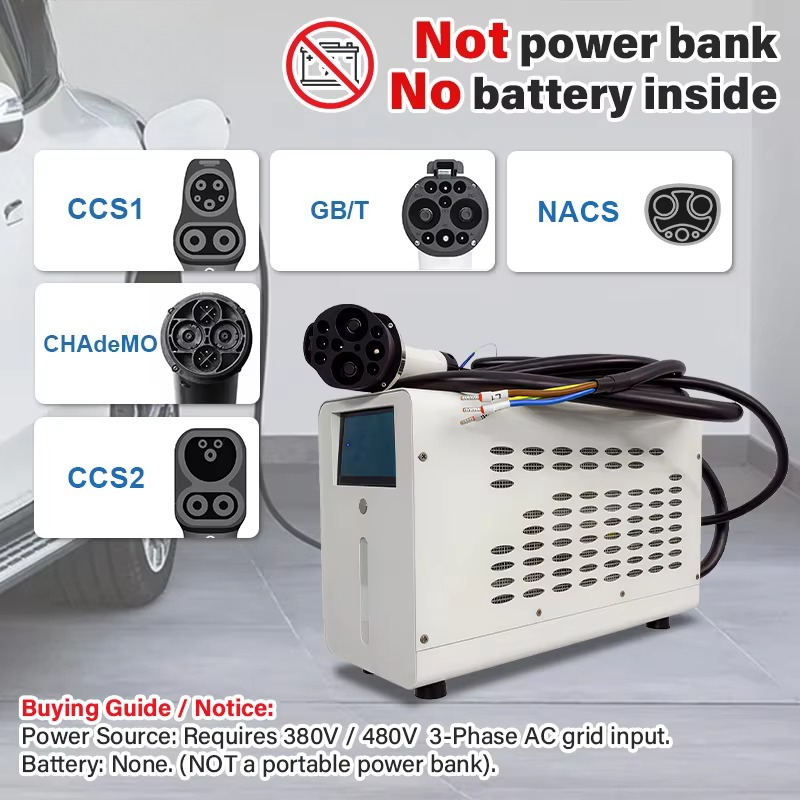 제조업체 도매 480V 3상 입력 CCS2 7kW 전기 - Ev Charger 리뷰 및 가격