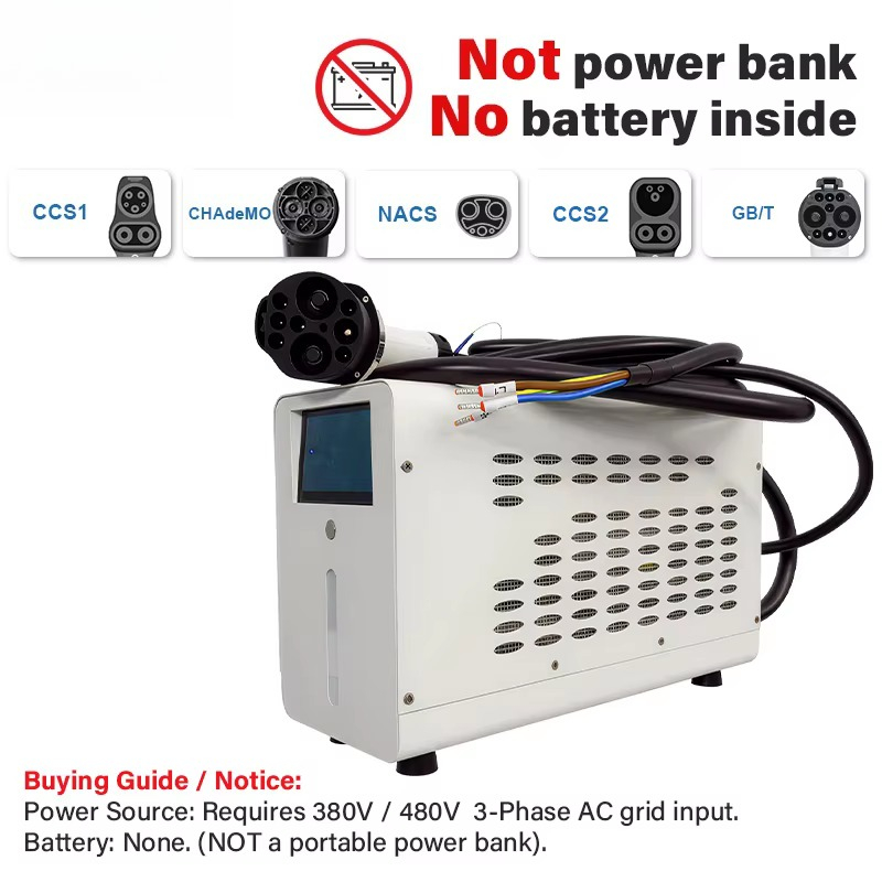제조업체 도매 480V 3상 입력 CCS2 7kW 전기 - Ev Charger 리뷰 및 가격