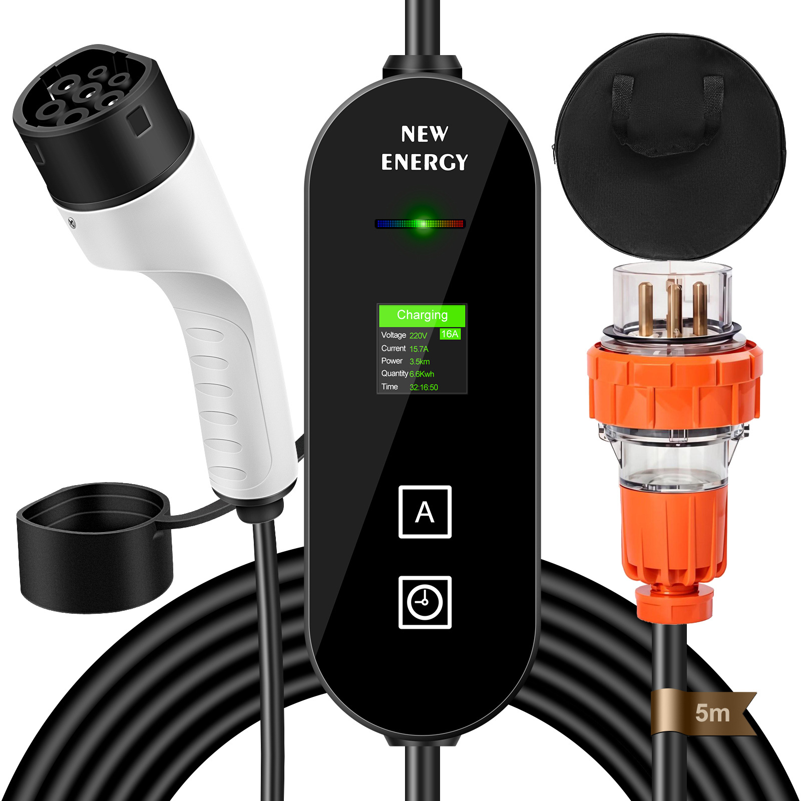 EU/영국식 플러그, CEE 32A/16A, 휴대용 전 - Portable Ev Charger 32A Type 2 Cee Plug 리뷰 및 가격