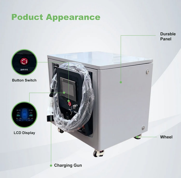 BAITU 20KW 단일 휴대용 DC 전기차 충전기 L - Ev Charger 리뷰 및 가격