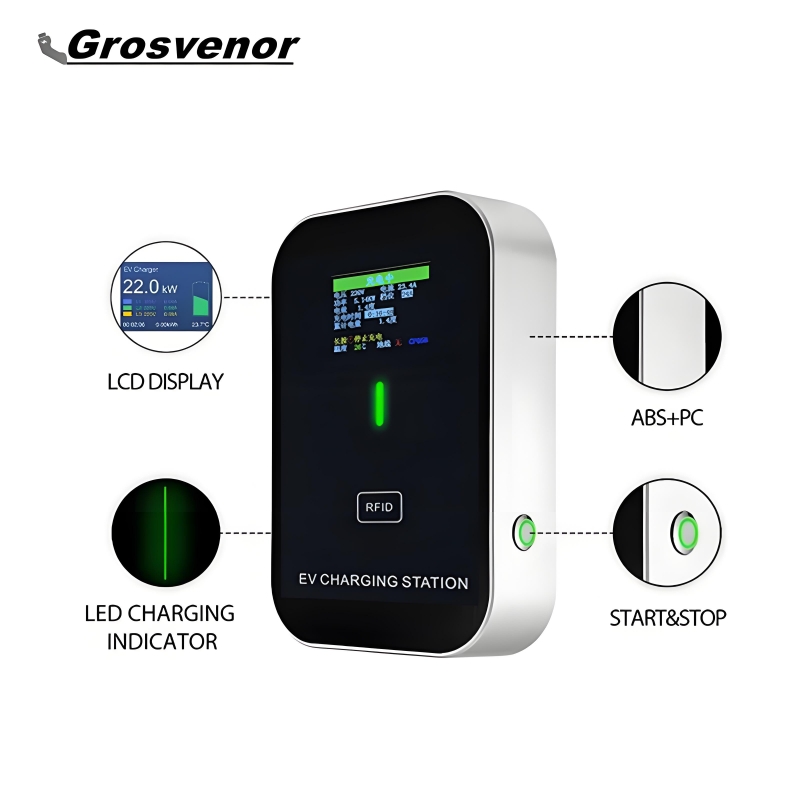 새로운 7KW 타입2 전기차 충전기 32A EV 충전소 - Wallbox Ev 리뷰 및 가격