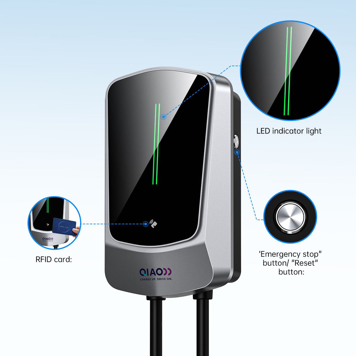 QIAO 타입 2 가정용 전기차 충전기 7.4KW/11 - Home Ev Charger 리뷰 및 가격