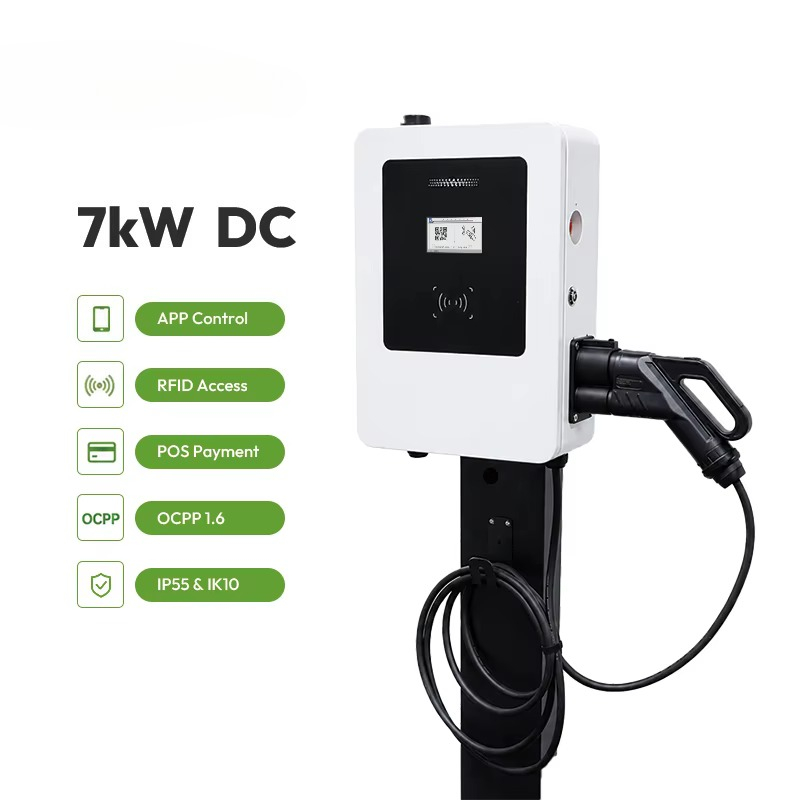 북미 시장용 신형 7kW DC 고속 EV 충전기 CCS - Ev Charger 리뷰 및 가격