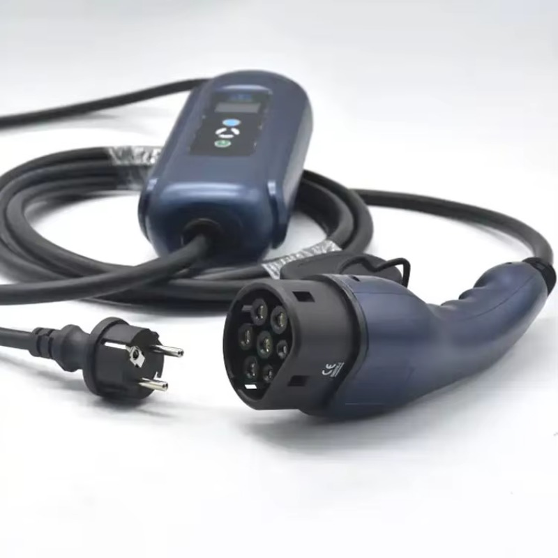 휴대용 전기차 블루 컨트롤 박스 단상 16A 타입 2  - Type 2 Charger 리뷰 및 가격