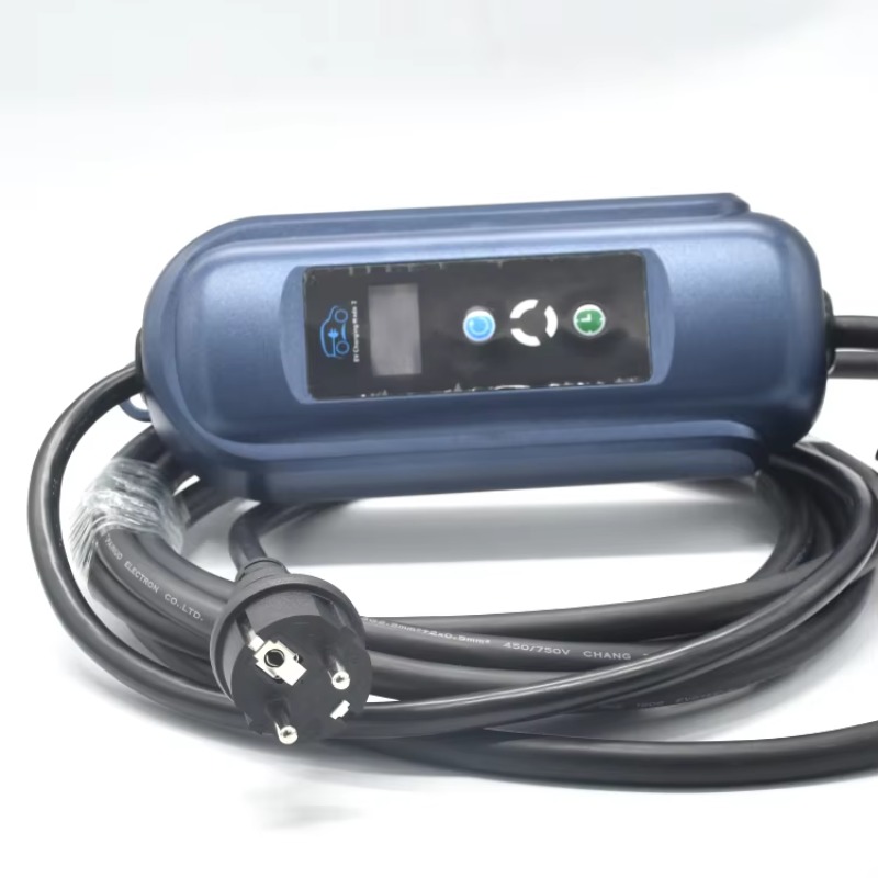 휴대용 전기차 블루 컨트롤 박스 단상 16A 타입 2  - Type 2 Charger 리뷰 및 가격