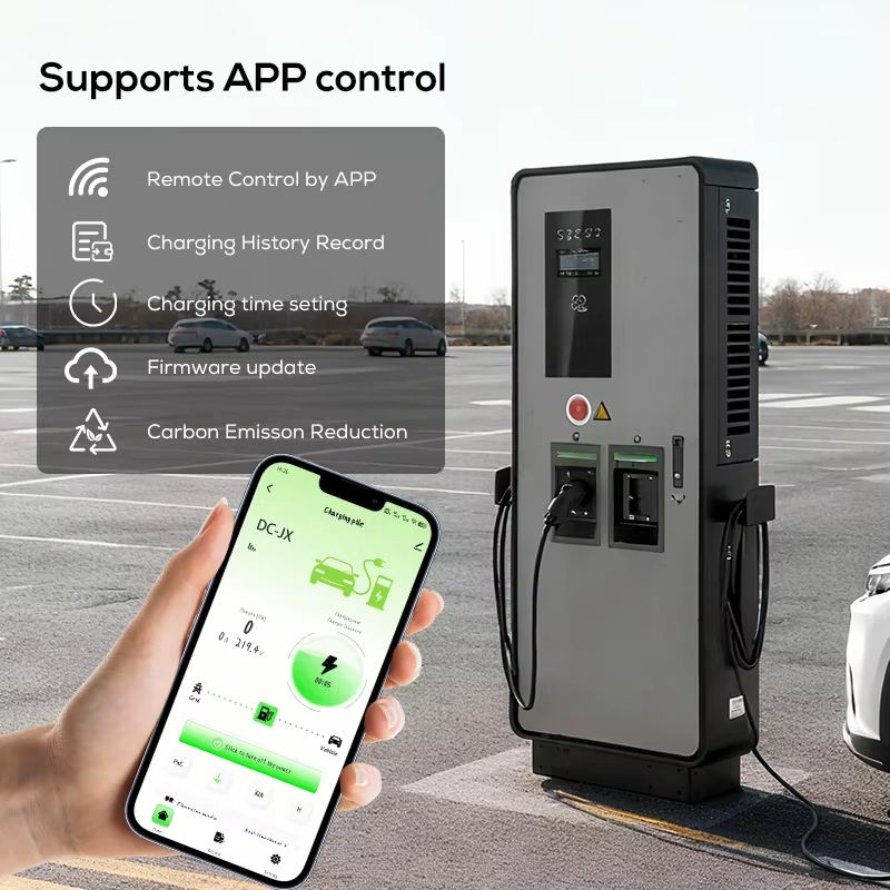 듀얼 DC 전기차 충전기 40kW 80kW CCS2 D - Ev Charging Pile 리뷰 및 가격
